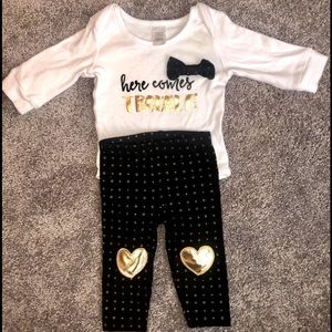 Baby Aspen 0/6M outfit